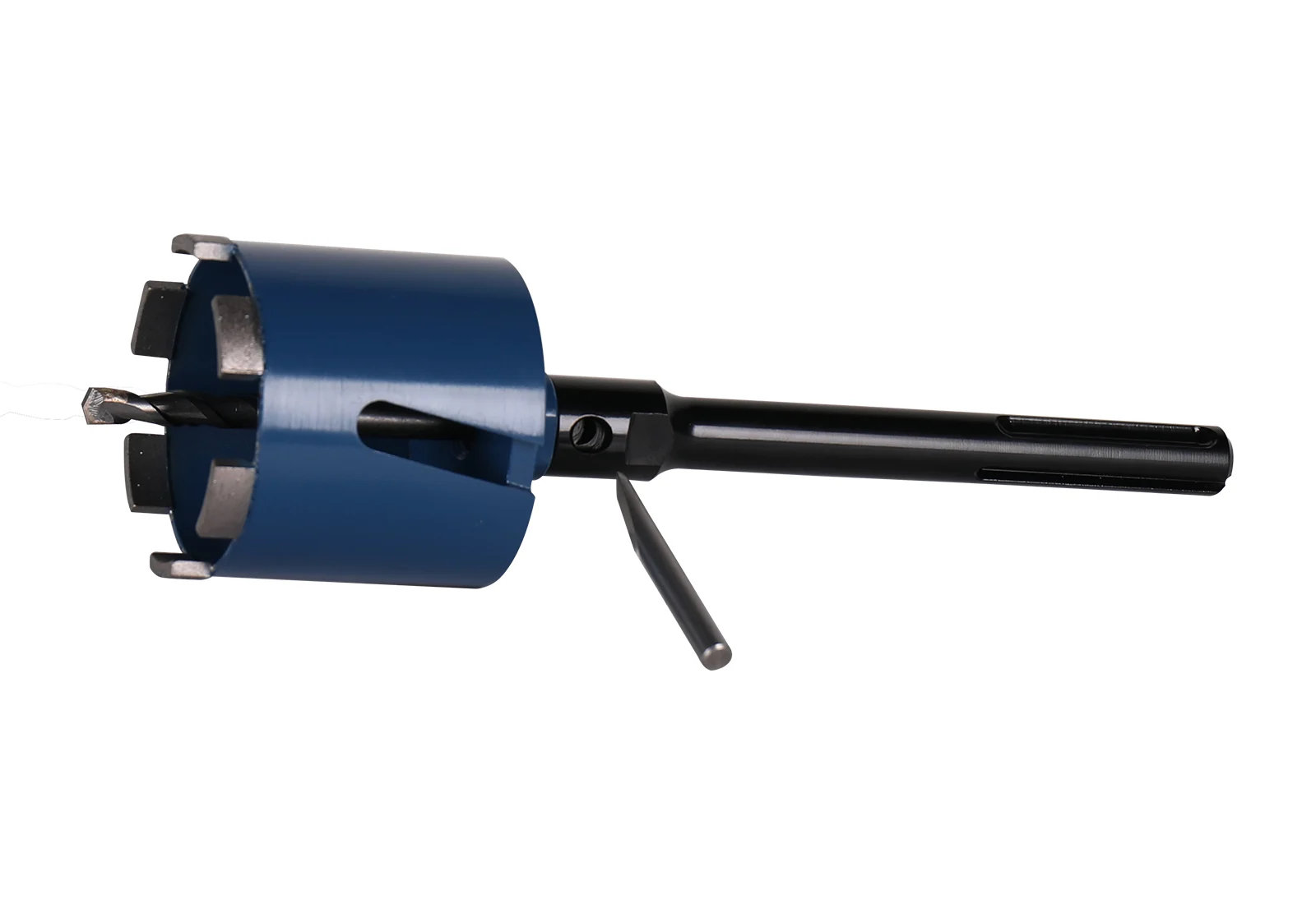 Adapter SDS MAX mit Zentrierbohrer 120 mm und Treibkeil