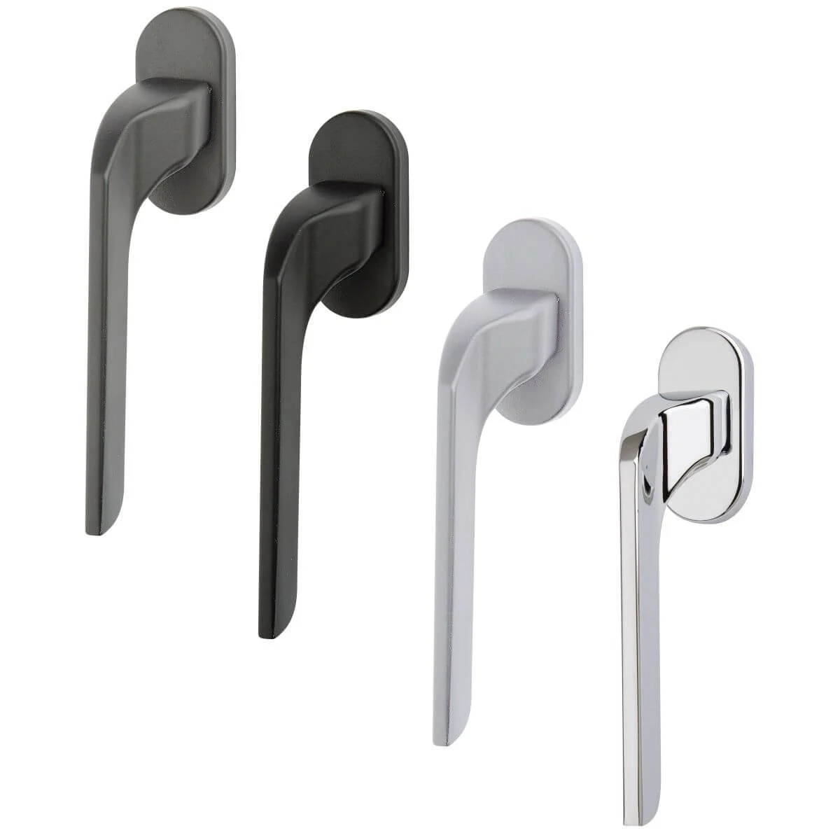 Fimet Fenstergriff CORSA 1354 DK aus Metall, rechts - Chrom satiniert