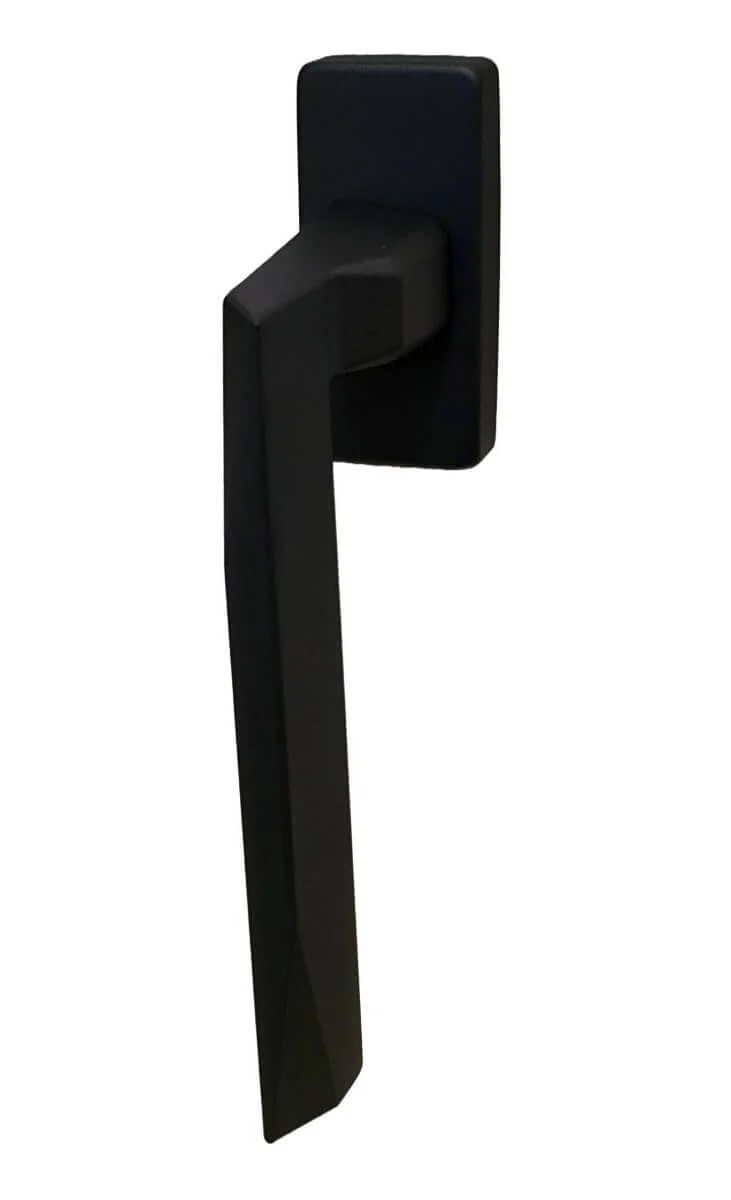 Fimet Fenstergriff PRISMA 1351 DK aus Metall, links - Schwarz matt