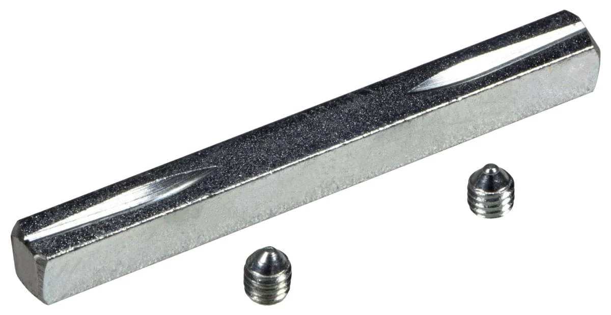 Fimet Vierkant Drückerstift aus Stahl 8 mm, 80 x 8 mm - für Türdicke 23 - 37 mm