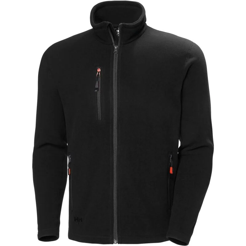 Fleecejacke Oxford schwarz Gr. L