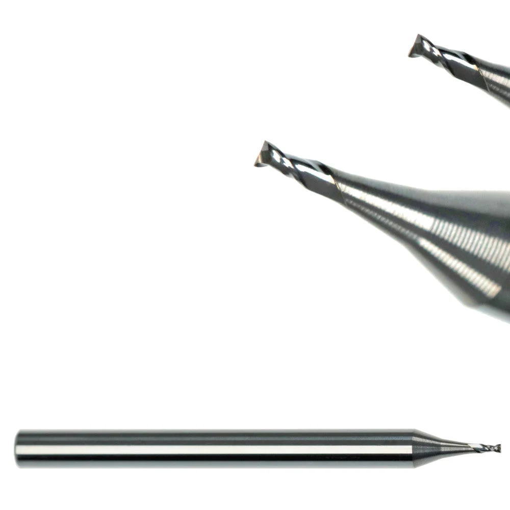 Micro Fräser VHM Minifräser 0,2 - 0,9mm für NE-Metalle